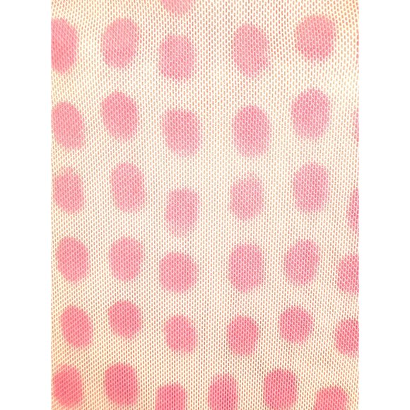 House of Aama Black History Sweetheart Pink Polka Dot Mesh Dress Sz XXL 2X Plus - Picture 9 of 15